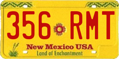 NM license plate 356RMT