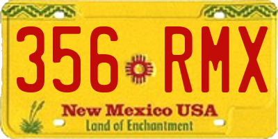 NM license plate 356RMX