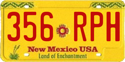 NM license plate 356RPH