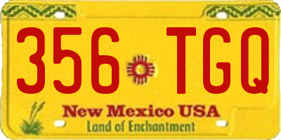 NM license plate 356TGQ