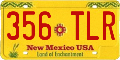 NM license plate 356TLR