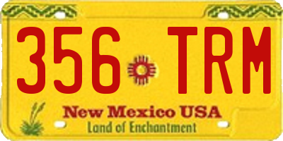 NM license plate 356TRM