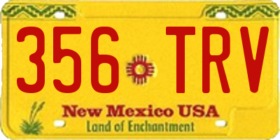 NM license plate 356TRV