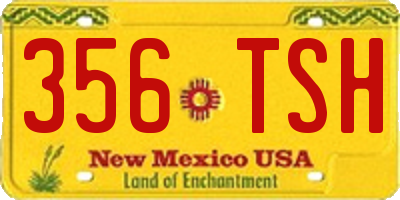 NM license plate 356TSH