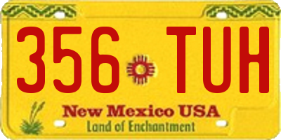 NM license plate 356TUH