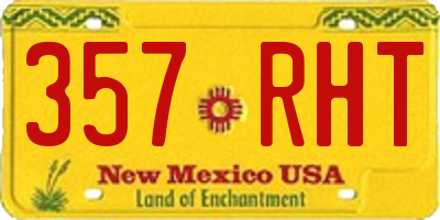 NM license plate 357RHT