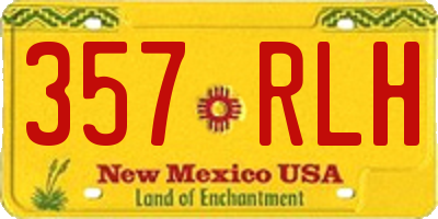 NM license plate 357RLH