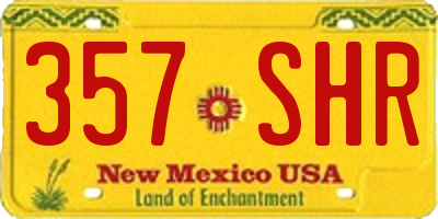 NM license plate 357SHR