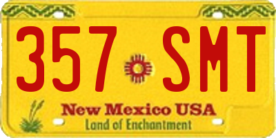 NM license plate 357SMT