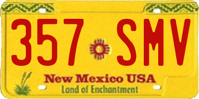 NM license plate 357SMV