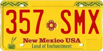 NM license plate 357SMX