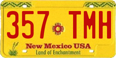 NM license plate 357TMH