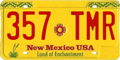 NM license plate 357TMR