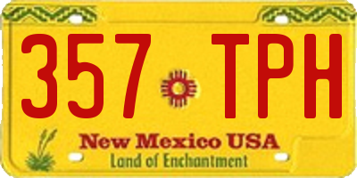 NM license plate 357TPH