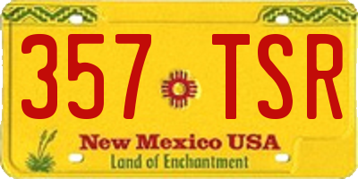 NM license plate 357TSR
