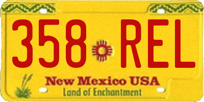 NM license plate 358REL