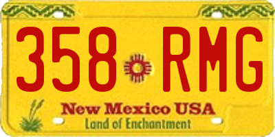NM license plate 358RMG