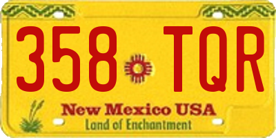 NM license plate 358TQR