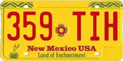 NM license plate 359TIH