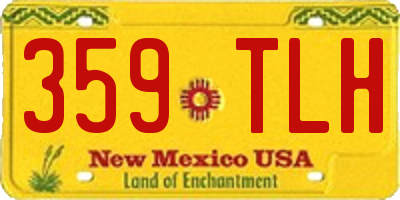 NM license plate 359TLH