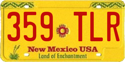 NM license plate 359TLR