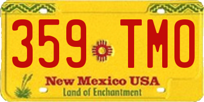 NM license plate 359TMO