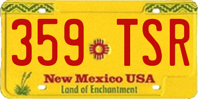 NM license plate 359TSR