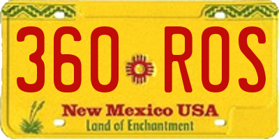 NM license plate 360ROS