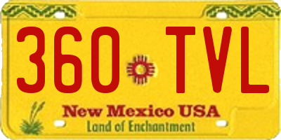 NM license plate 360TVL
