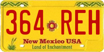 NM license plate 364REH