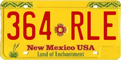 NM license plate 364RLE
