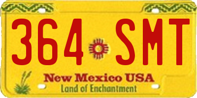 NM license plate 364SMT