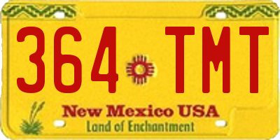 NM license plate 364TMT