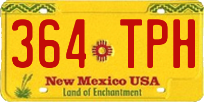 NM license plate 364TPH
