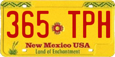 NM license plate 365TPH