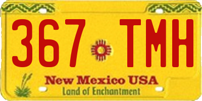 NM license plate 367TMH