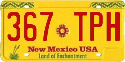 NM license plate 367TPH