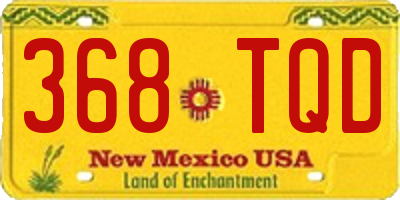 NM license plate 368TQD