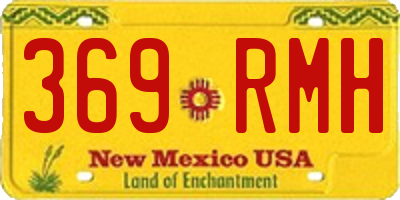 NM license plate 369RMH