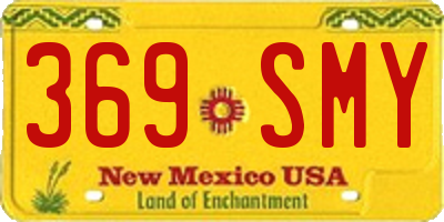 NM license plate 369SMY