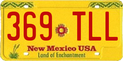 NM license plate 369TLL