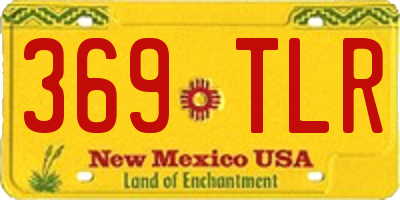 NM license plate 369TLR