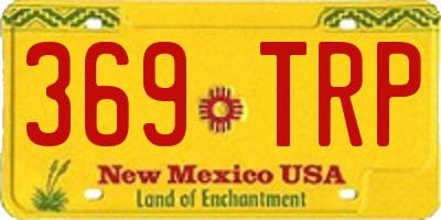 NM license plate 369TRP