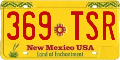 NM license plate 369TSR
