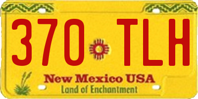 NM license plate 370TLH