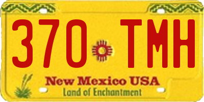 NM license plate 370TMH