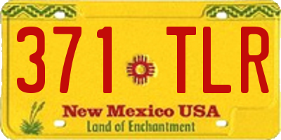 NM license plate 371TLR