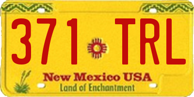 NM license plate 371TRL