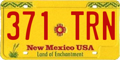 NM license plate 371TRN