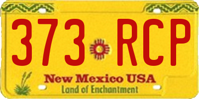 NM license plate 373RCP